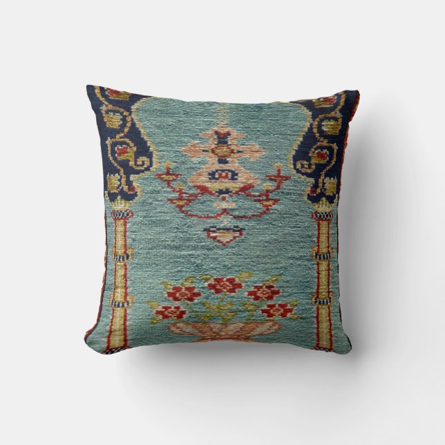 Coussin Tapis Kilim Turc Antique (Recto)