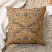 Coussin Tapis Persan Antique Brun Orange (Couverture)