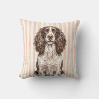 Coussin Tapisserie à l'aquarelle English Springer Spaniel