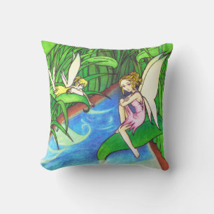Coussin Tapisserie de conte de fée