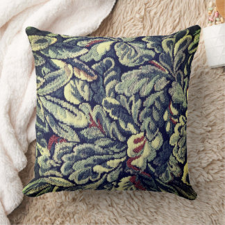 Coussin Tapisserie Feuilles Jeu d'oreiller