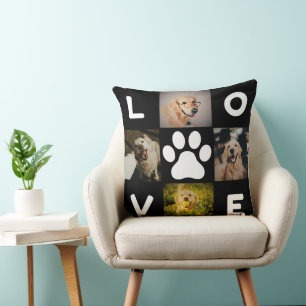 Coussin Tapisserin Carré J'Aime les Chiens