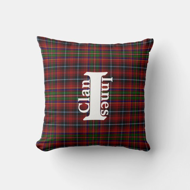 Coussin Tartan classique Clan Innes (Recto)