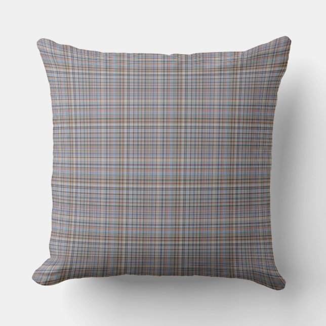 Coussin Tartan d'hiver (Recto)