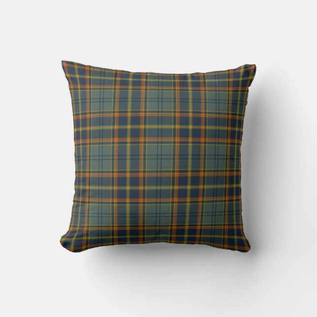 Coussin Tartan d'Irlandais du comté d'Antrim (Recto)