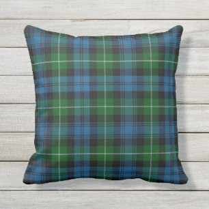 Coussin Tartan écossais de Lamont de clan