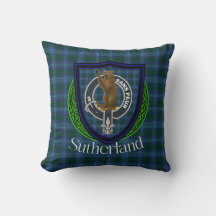 Tartan et blason du clan écossais Sutherland