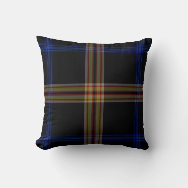 Coussin Tartan Plaid (Recto)