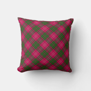 Coussin Tartan Plaid Thlow Crawford