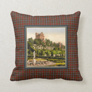 Coussin Tartan vintage de château de Drummond