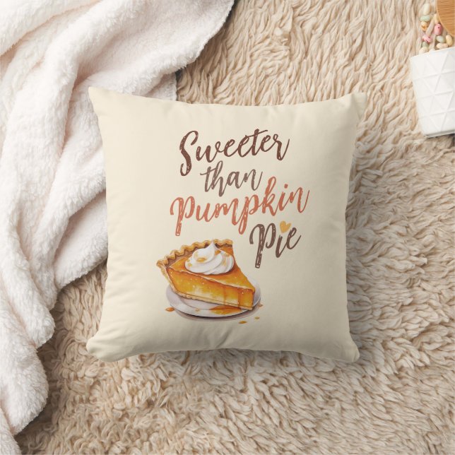 Coussin Tarte plus douce que Citrouille - Tarte Citrouille (Couverture)