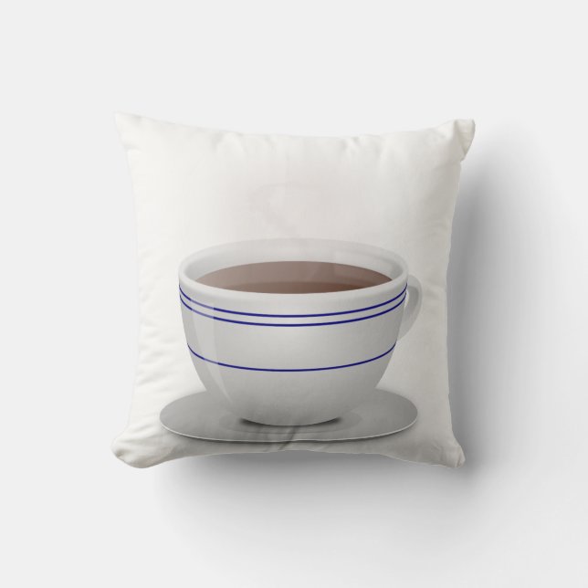 Coussin Tasse de café (Recto)