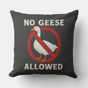 Coussin Tasse d'oie drôle qui fait un crime - Gif d'oie dr
