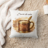 Coussin Tasse l'encre du matin (Couverture)