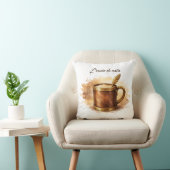 Coussin Tasse l'encre du matin (Chaise)
