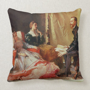 Coussin Tasso et Elenora D'Este