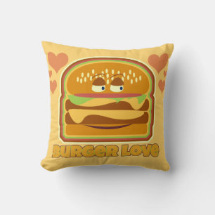 Coussin Tasty Burger Love