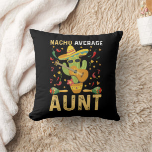 Coussin Tata moyenne humour Nacho Cinco De Mayo Tatie 
