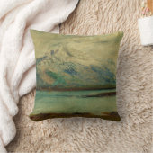 Coussin Tatra Mountain Landscape by Ladislav Mednyanszky (Couverture)