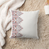 Coussin Tatreez Blanc Thobe Motif Décor henné (Couverture)