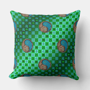 Coussin Taureau & Chien d'Eau