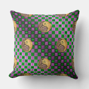 Coussin Taureau & Coq de Feu