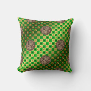 Coussin Taureau & Dragon de Terre