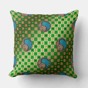 Coussin Taureau & Rat d'eau