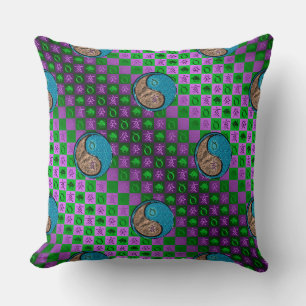 Coussin Taureau & Sanglier d'eau