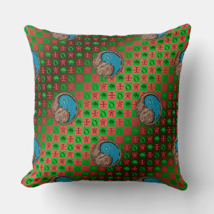 Coussin Taureau & Tigre d'eau