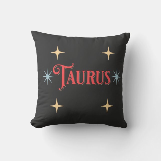 Coussin Taurus Astrological Sign  (Recto)