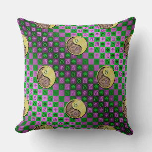Coussin Taurus & Coq de Métal