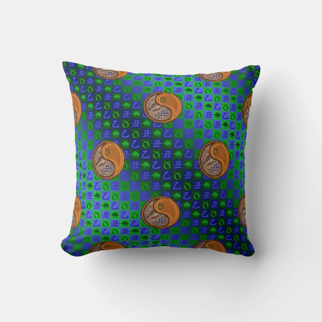 Coussin Taurus & Wood Ox (Recto)