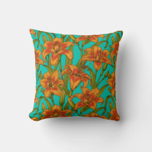 Coussin Tawny fleurs quotidiennes