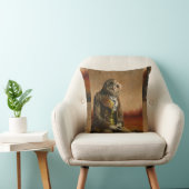 Coussin Tawny Owl Gentleman Throw Cushion (Chaise)