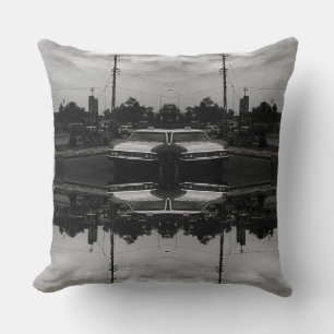 Coussin Taxis de rue vintage à Bagdad en Irak 1970 Noteboo