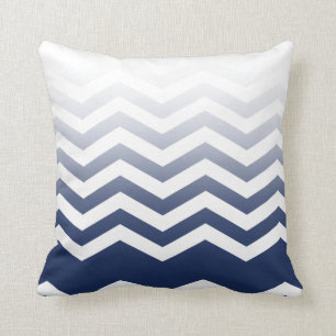 Coussin : : Tba : : Style d'Ombre Chevron ! marine