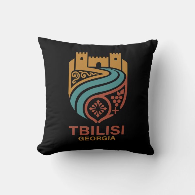 Coussin Tbilissi Géorgie (Recto)