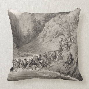 Coussin Tcherkersseians sur une incursion près de la Mer