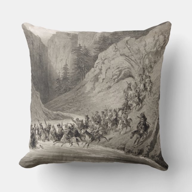 Coussin Tcherkersseians sur une incursion près de la Mer (Recto)