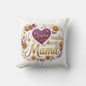 Coussin Te quiero, mamá (Recto)