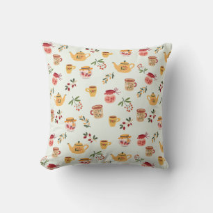 Coussin Tea Time Motif sans faille