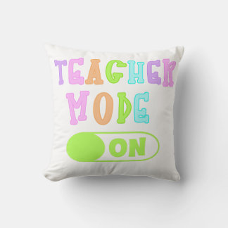 Coussin Teacher Mode On Pillow