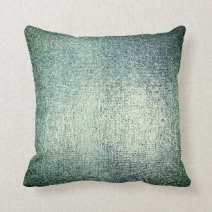 Coussin Teal argenté vert Cali gris métallique rougissent