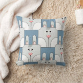 Coussin Team Bunny Face_Grey et Blue (Couverture)