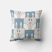 Coussin Team Bunny Face_Grey et Blue (Verso)