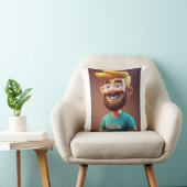 Coussin Team Spirit : Mascotte de dessin (Chaise)