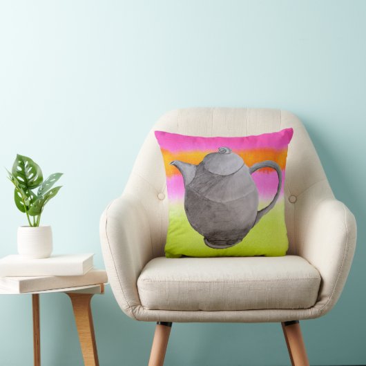 Coussin Teapot arc-en-ciel (Chaise)