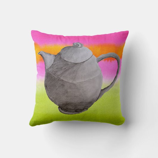 Coussin Teapot arc-en-ciel (Verso)