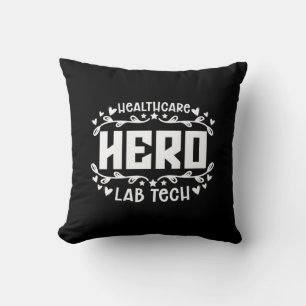 Coussin Technicien de laboratoire de Héros de la santé